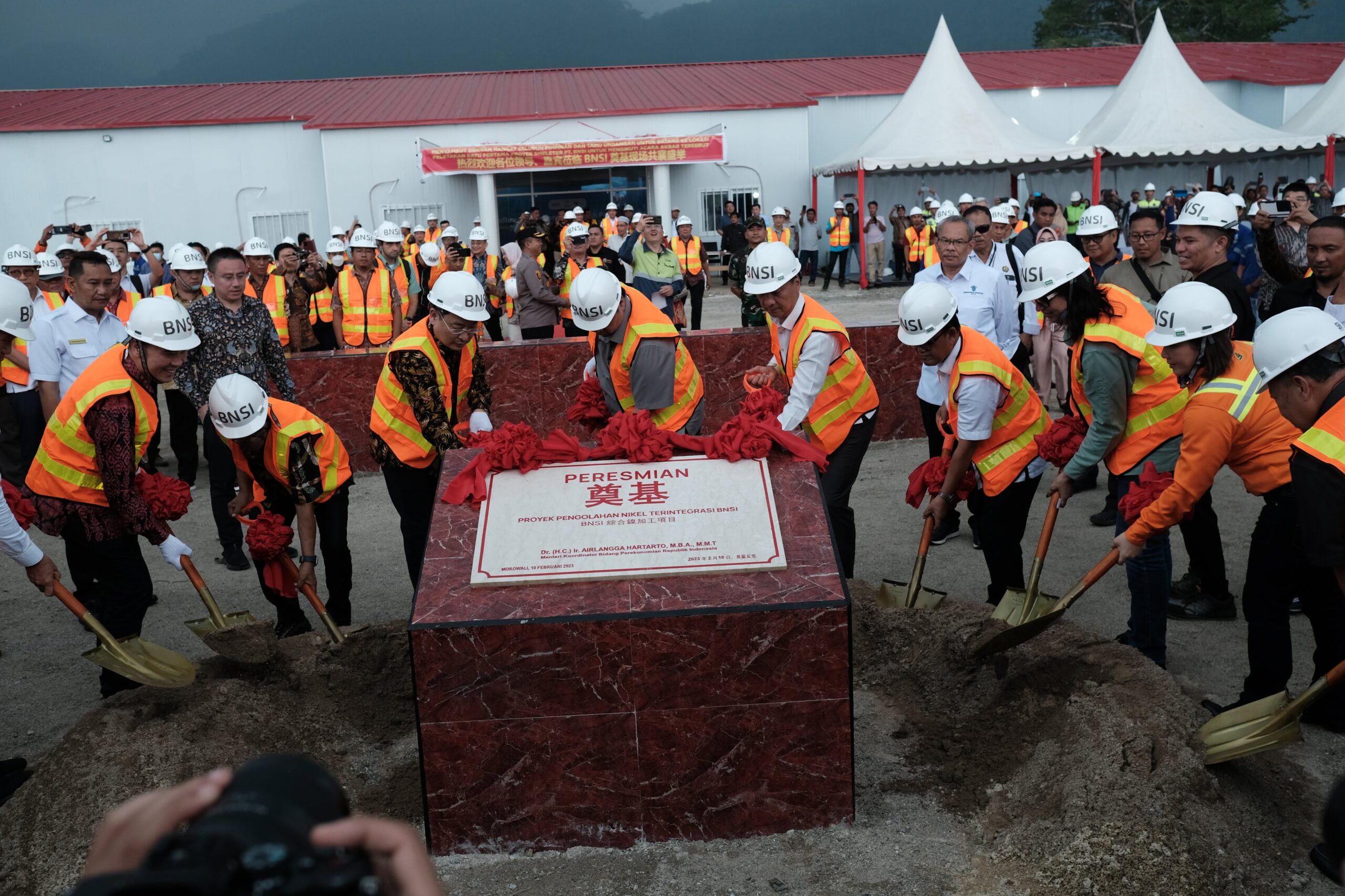 PT Vale Dan PT BNSI Resmikan Pembangunan Proyek Pertambangan Dan Pengolahan Nikel Rendah Karbon